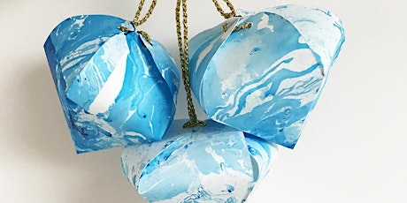Paper Craft & Marbling Christmas Ornament Workshop primary image