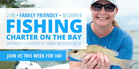 Sunday Boat Fishing: Try a Beginner Fishing Charter out on the Bay! primary image