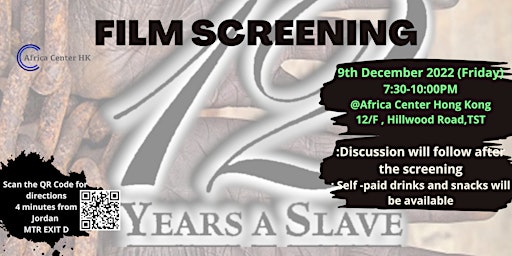 Film Screening | "12 YEARS A SLAVE"
