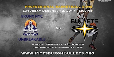 Bronx Unbreakable vs Pittsburgh Bullets primary image