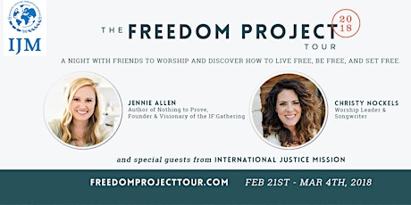 Jennie Allen - The Freedom Project Tour primary image