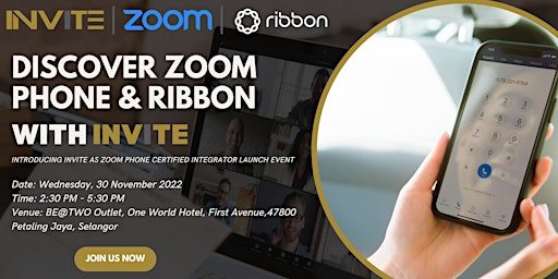 Discover Zoom Phone & Ribbon With INVITE