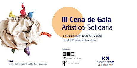 Immagine principale di III Cena  Artístico-Solidaria de la Fundación HM Obra Social Nens (Individ) 