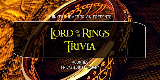 Lord Of The Rings Trivia - Stonecutters Ridge Golf Club