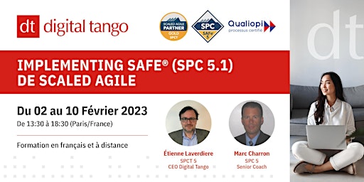 Implementing SAFe® (SPC 5.1) de Scaled Agile, à distance et en français