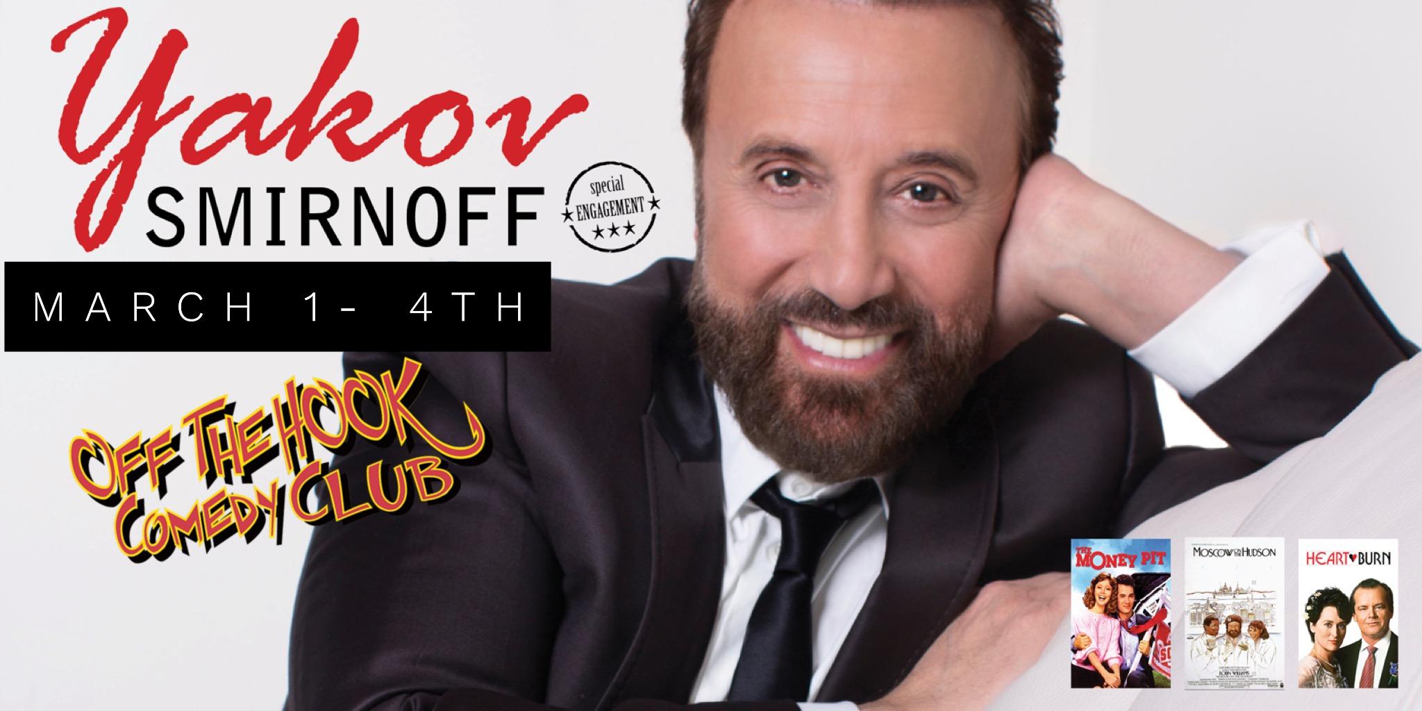 Comedian Yakov Smirnoff Live in Naples, Fl at Off The Hook Comedy Club