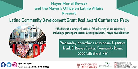 MOLA Presents: Latino Community Development Grant Conference primary image