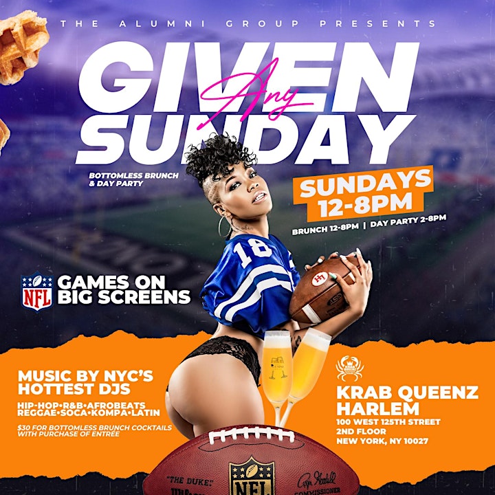 Any Given Sunday - Bottomless Brunch & Day Party image