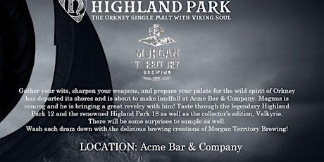 Imagem principal do evento Highland Park Whiskey Tasting