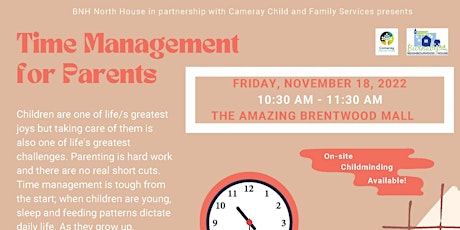 BNH Parenting Workshop: Time Management for Parents ( Burnaby, BC)