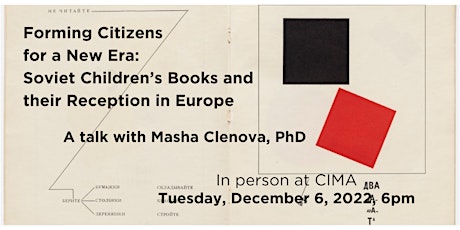 Forming Citizens for a New Era: A talk on Soviet Children's Books