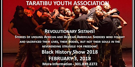 2018 Black History Show - Revolutionary Sistahs! primary image