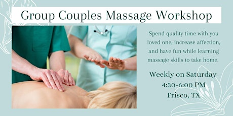 Group Couples Massage Workshop