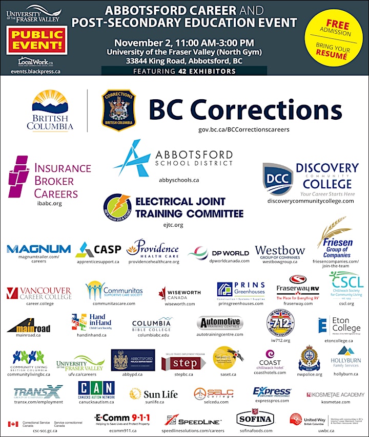 Abbotsford Education and Career Fair - 2022 image