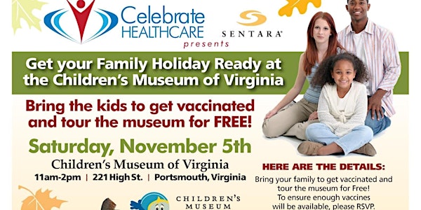 Children's Museum  COVID & Flu Vaccine & Health Insurance Clinic