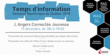 Image principale de Temps d'information Semaine Numérique de Québec