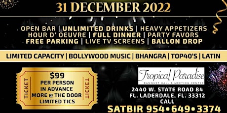 Bollywood New Years Eve Gala.
