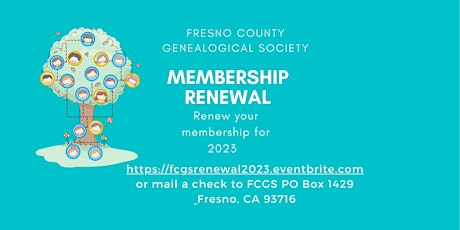Membership Renewal for 2023