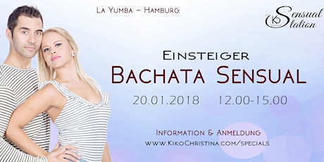 Hauptbild für Bachata EINSTEIGER mit Kiko & Christina - SSHH PreWorkshop