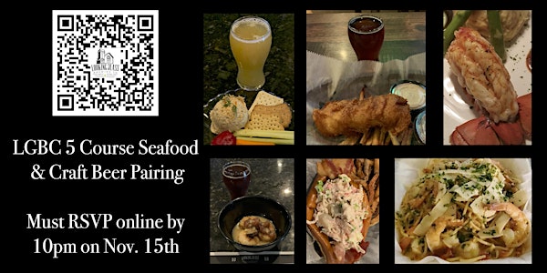 5 Course SeaFood & Craft Beer Dinner Pairing