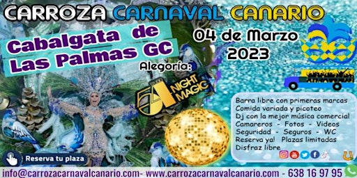 Entradas Carroza Carnaval de Las Palmas 2023