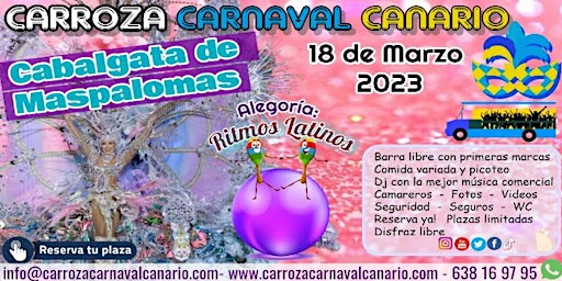 Entradas Carroza Carnaval de Maspalomas 2023