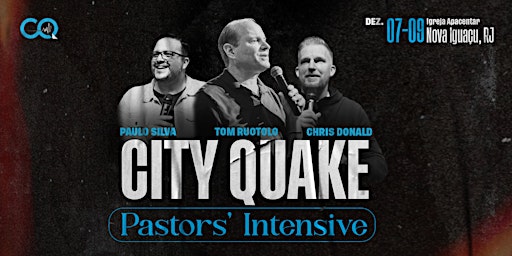 Pastors' Intensive com Chris Donald, Tom Ruotolo e Paulo Silva