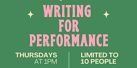 Writing for Performance primary image