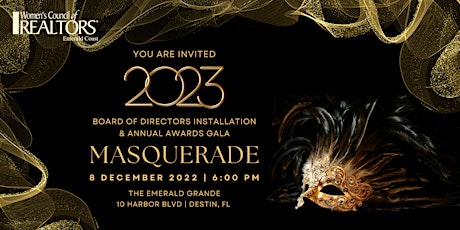 Masquerade! 2023 Installation of Governing Board & Awards Gala