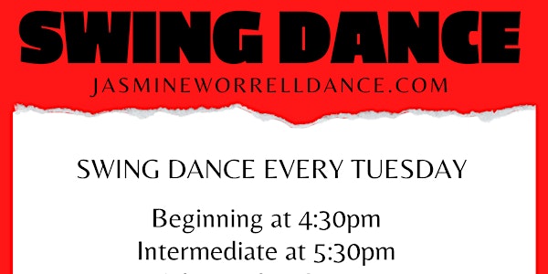 Beginning Swing  Dance  3 wk Series. Small Class Size! No partner needed.
