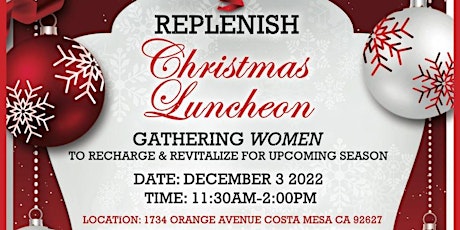 Replenish Ladies  Christmas Luncheon