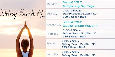 Free Beach Yoga Delray Beach,Fl