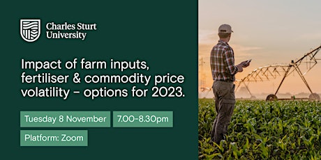 Impact of farm inputs, fertiliser and commodity price volatility primary image