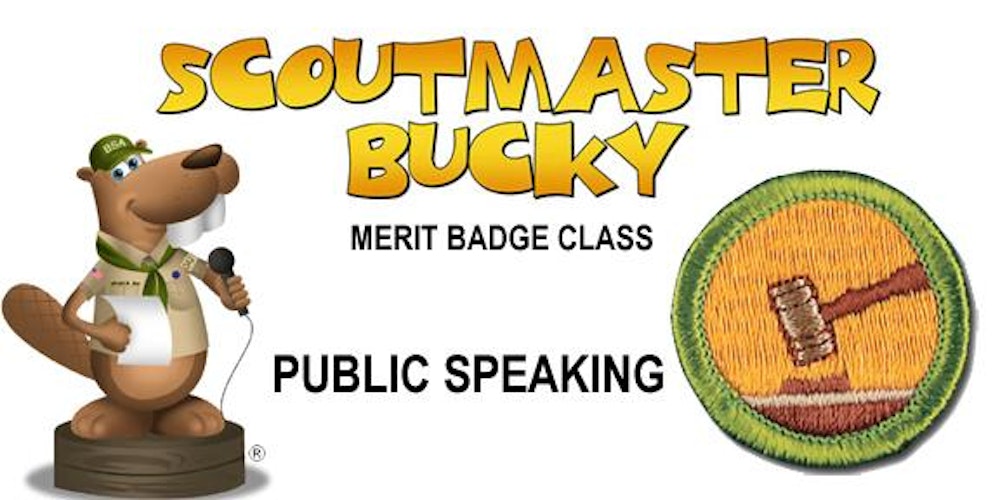 public speaking merit badge
