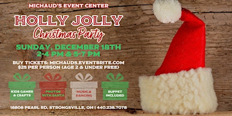 Michaud's Holly Jolly Family Christmas Party (Dine with Santa)