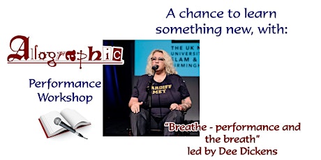Imagen principal de Workshop: “Breathe - performance and the breath” led by Dee Dickens