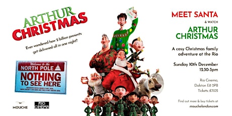 Happy Christmouche! Meet Santa & watch the festive cartoon Arthur Christmas primary image