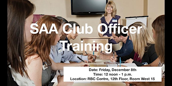 SAA Club Officer Training