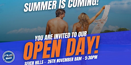 SUMMER S COMING - OPEN DAY primary image