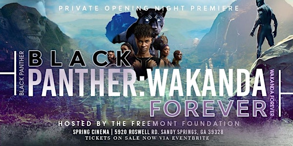 Black Panther: Wakanda Forever Private Opening Night Premiere