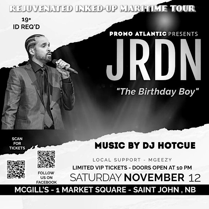 REJUVENATED INKED-UP MARITIME TOUR FT. BDAY BOY JRDN LIVE IN SAINT JOHN! image