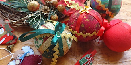Imagem principal do evento [OFICINA] Bolas de Natal em tecido