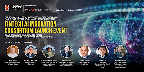 Fintech AI Innovation Consortium Launch Event
