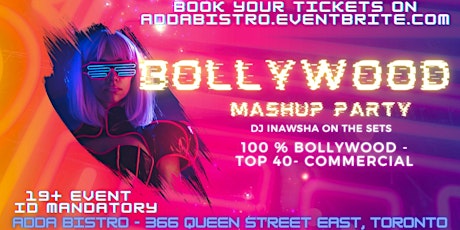 Bollywood Mashup party @ Adda Bistro | 5th November primary image