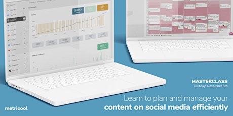 Learn to plan and manage your content on social media efficiently