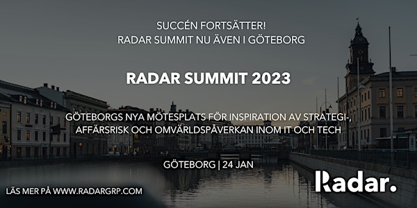Radar Summit West 2023