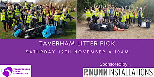 Taverham Litter Pick - Saturday 12th November @ 10am primary image