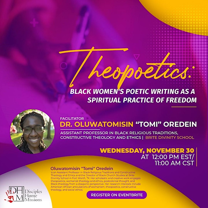 Theopoetics: Black Women's Poetic Writing As a Spiritual Practice image