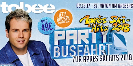 Imagem principal do evento Tobee's Partybusfahrt zur RTL2 Après Ski Hits 2018 & Silvestershow 