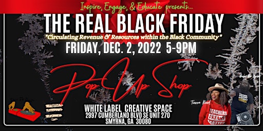 THE REAL BLACK FRIDAY POP UP SHOP